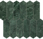 Diosa Verde  2x6 Picket Mosaic | Tile Center