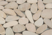 Driftwood Tan Flat Pebble | Tile Center