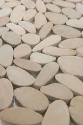 Driftwood Tan Flat Pebble | Tile Center