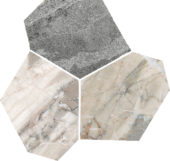 Dynasty Grey Polished/Matte 11X12 Eggs Mosaic | Tile Center