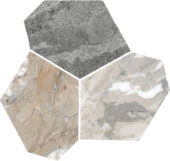 Dynasty Grey Polished/Matte 11X12 Eggs Mosaic | Tile Center