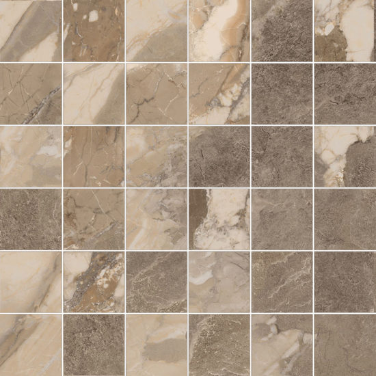 Dynasty Taupe 2X2 Mosaic | Tile Center