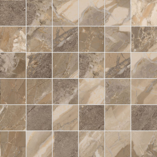 Dynasty Taupe 2X2 Mosaic | Tile Center