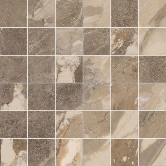 Dynasty Taupe 2X2 Mosaic | Tile Center