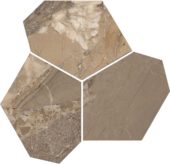 Dynasty Taupe Polished/Matte 11X12 Eggs Mosaic | Tile Center