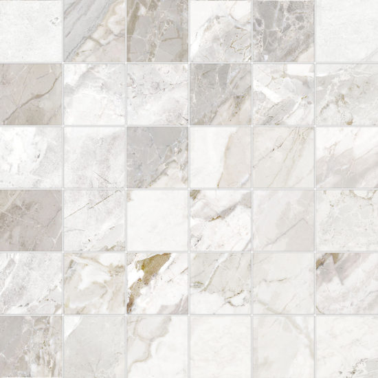 Dynasty White 2X2 Mosaic | Tile Center
