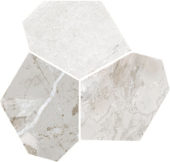 Dynasty White Polished/Matte 11X12 Eggs Mosaic | Tile Center
