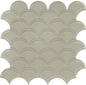 Earth Scallop Mosaic | Tile Center