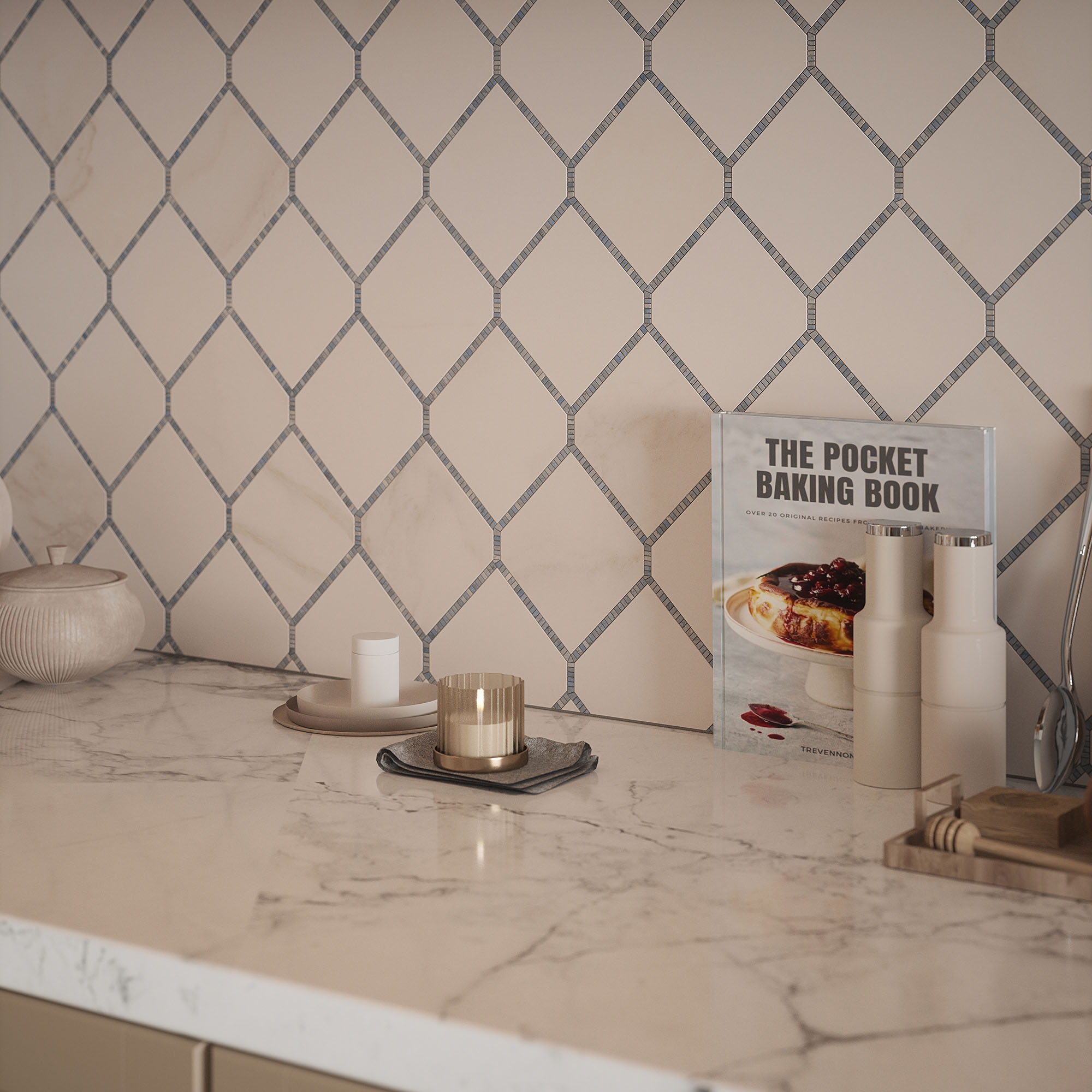 Elm Blue Mosaic 0 | Tile Center