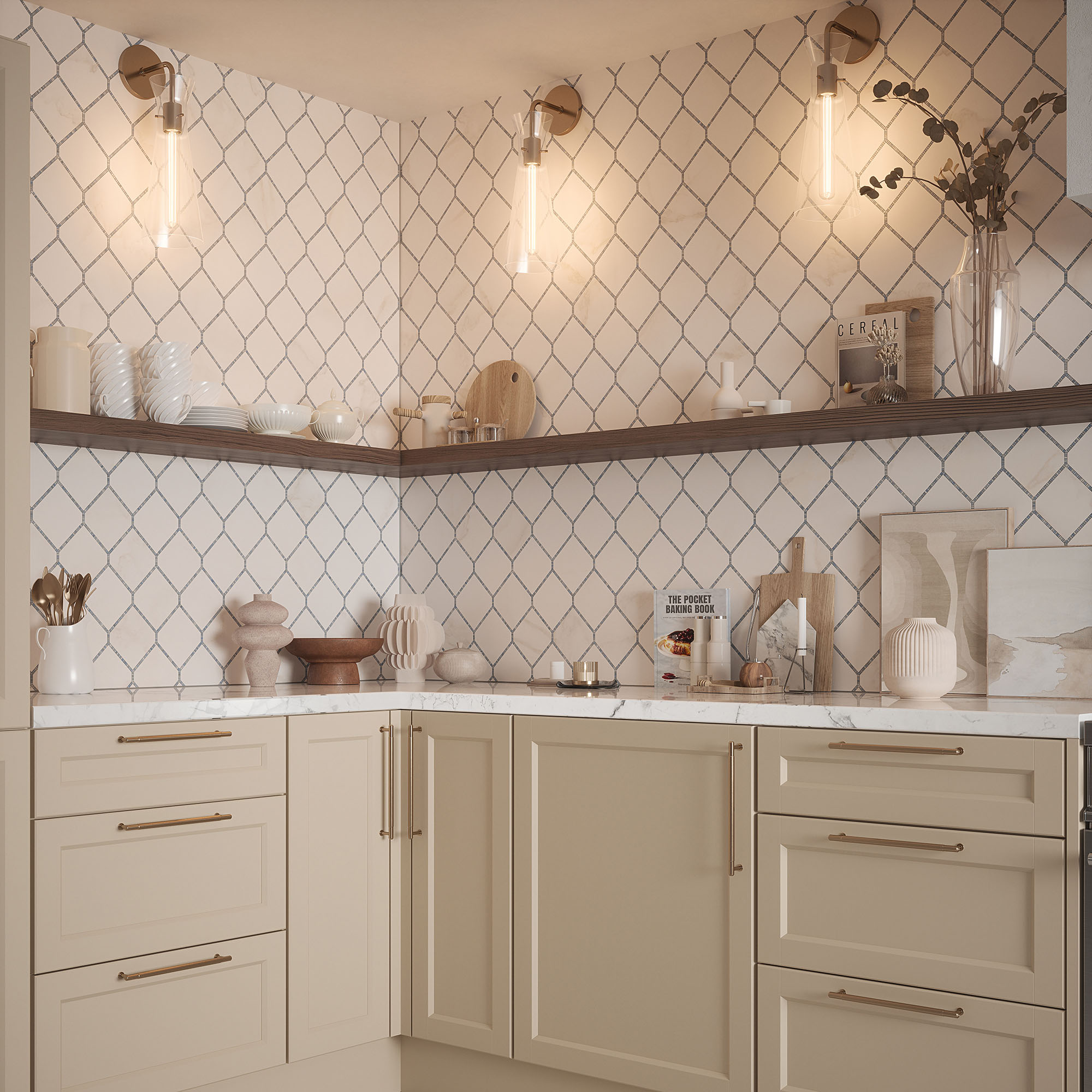 Elm Blue Mosaic 1 | Tile Center