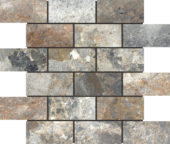 Elongated Hexagon Royal Vein "Leaves" Mosaic | Tile Center