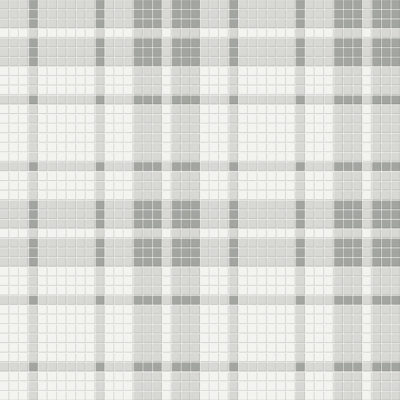 Evening Blend Matte Plaid Pattern Mosaic