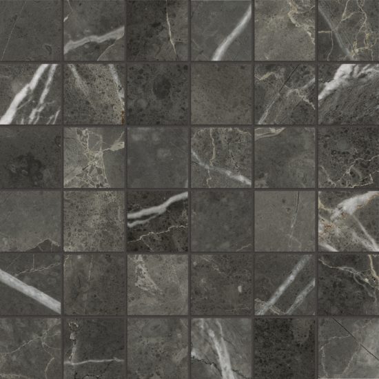 Florence 2X2 Carbon Matte Mosaic | Tile Center