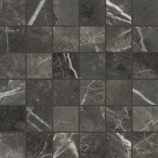 Florence 2X2 Carbon Matte Mosaic | Tile Center