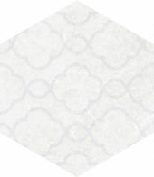 Form 5.5X6.3” White Decor Hexagon | Tile Center
