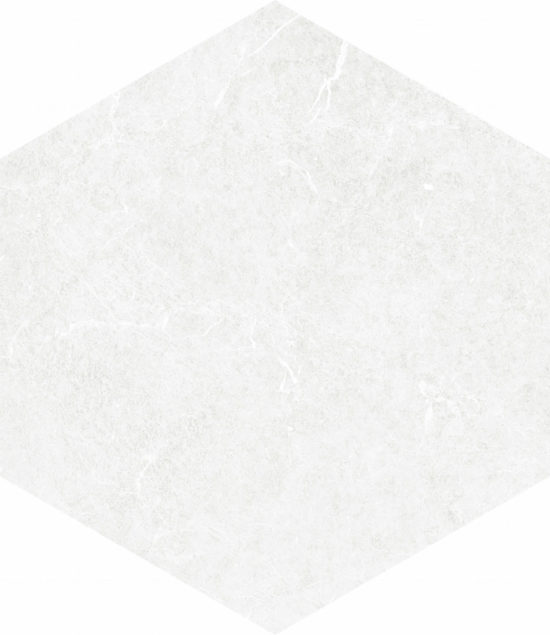 Form 5.5X6.3” White Hexagon | Tile Center