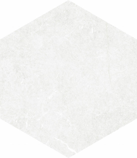 Form 5.5X6.3” White Hexagon | Tile Center