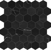 Galaxia Nero 2 Hexagon Mosaic | Tile Center