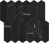 Galaxia Nero 2x6 Picket Mosaic | Tile Center