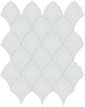 Gallery Grey Glossy Scallop Mosaic | Tile Center