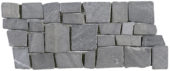 Grey Cubic Marble Opus Interlocking Border | Tile Center