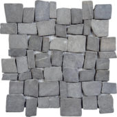 Grey Cubic Marble Opus Interlocking Mosaic | Tile Center