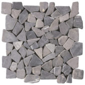 Grey Mini Opus Interlocking Mosaic | Tile Center