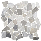 Grey Mix Mini Opus Marble Mosaic | Tile Center