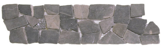 Grey Opus Mosaic Interlocking Border | Tile Center