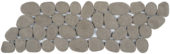 Grey Reconstituted Pebble Mosaic Interlocking Border | Tile Center