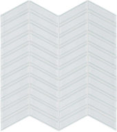 Ice Chevron Mosaic | Tile Center
