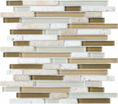 Linear Bamboo Mosaic | Tile Center