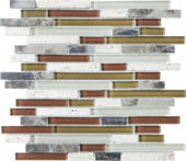 Linear Cabernet Mosaic | Tile Center