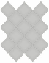 Loft Grey Glossy Arabesque Mosaic | Tile Center