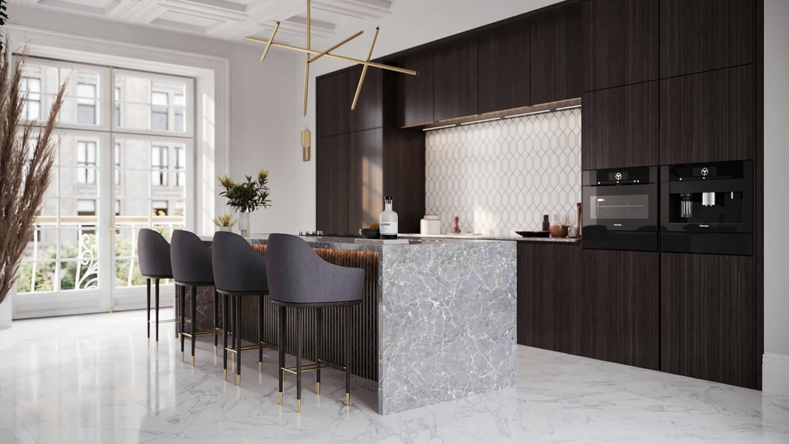Luxury Milano Statuario 24x48 2 | Tile Center