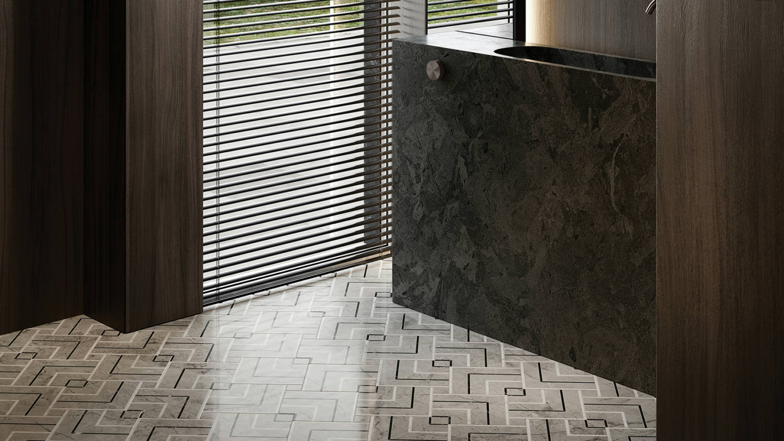 Luxury Roma Argento Picco Mosaic 2 | Tile Center