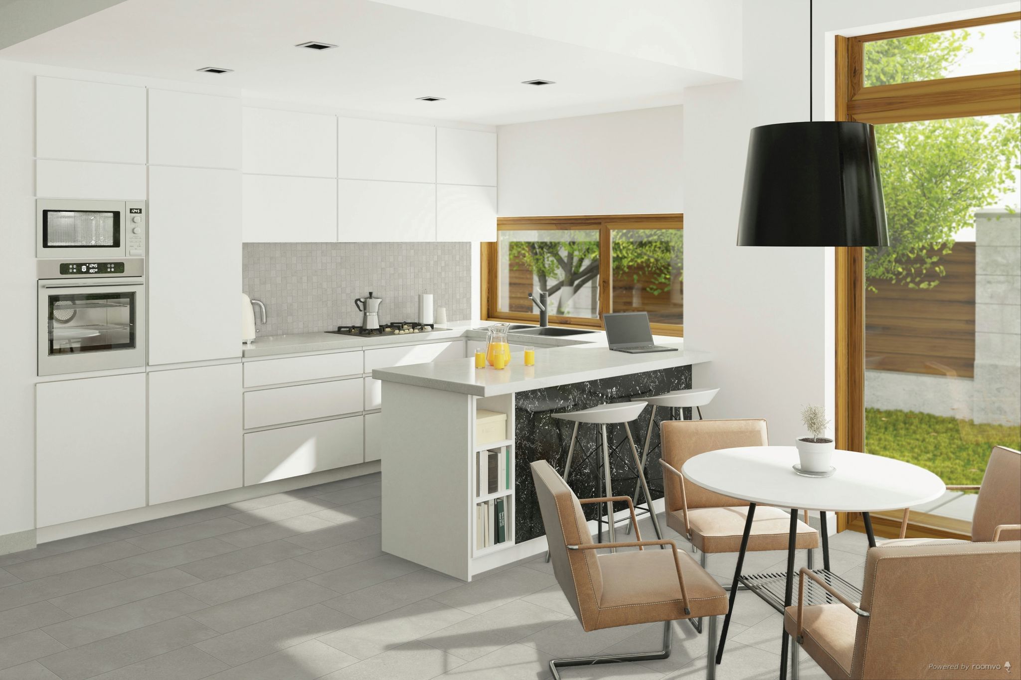 Madison 12x24 and 2x2 Glacier Matte 2 | Tile Center