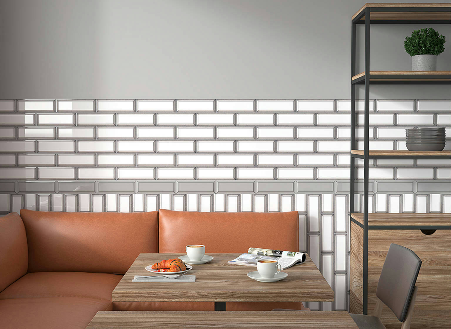 Marco 3X9 Blurred Black | Tile Center