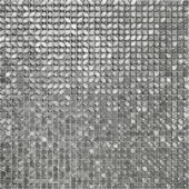 Mini Hexagon Silver Aluminum Mosaic | Tile Center