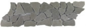 Mini Opus Grey Reconstituted Stone Border Interlocking Mosaic | Tile Center