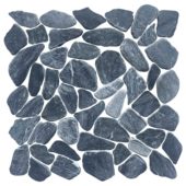 Mini Opus Matte Grey Mix Marble Stone Interlocking | Tile Center