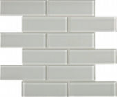 Mist 2X6 Brick Mosaic | Tile Center