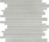 Mist Random Strip Mosaic | Tile Center
