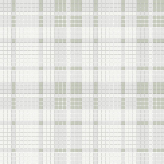 Morning Blend Matte Plaid Pattern Mosaic | Tile Center