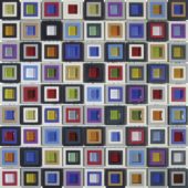 Multicolor Square Mix Glass Resin | Tile Center