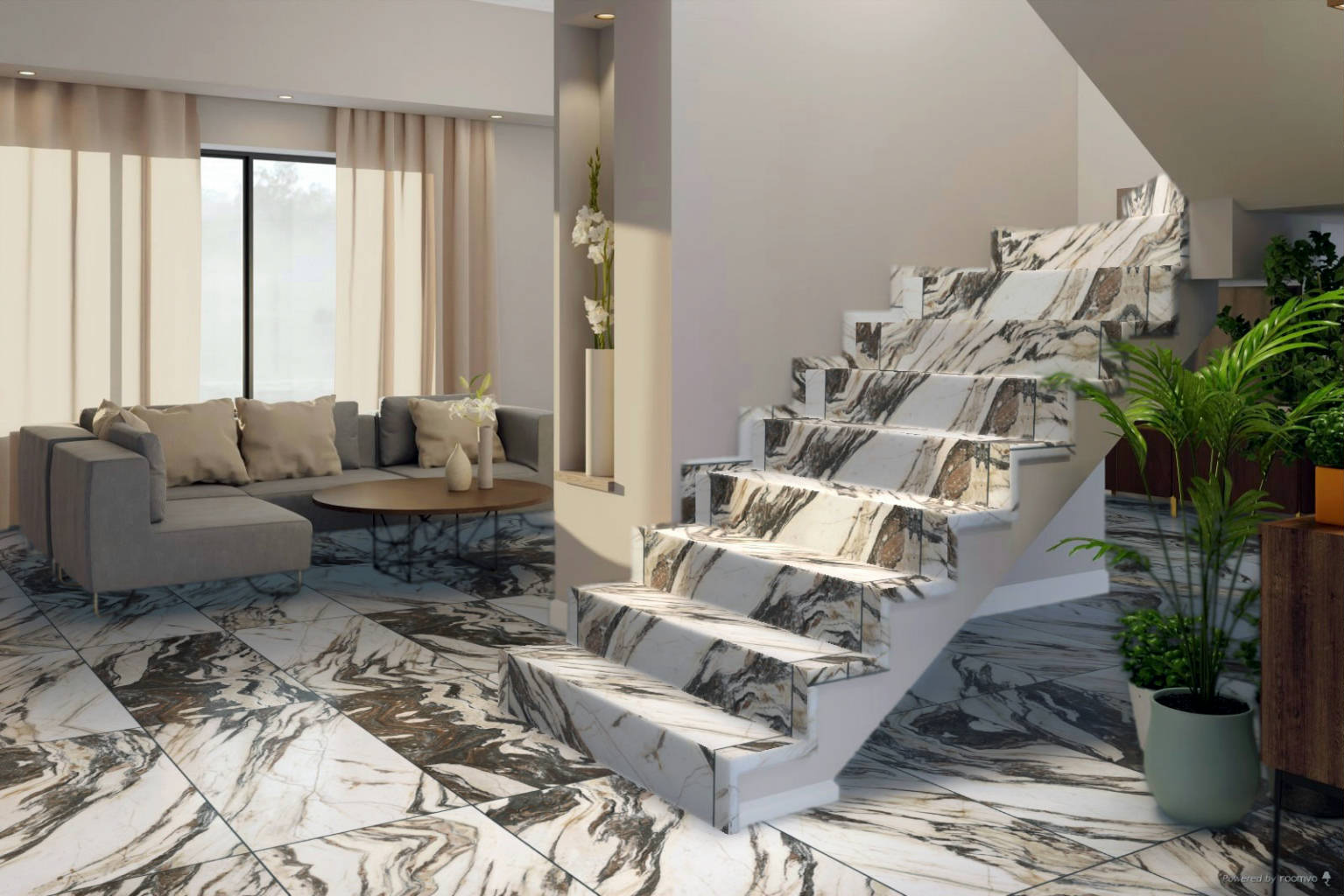 Mystique 24x48" Polished Revere Red | Tile Center