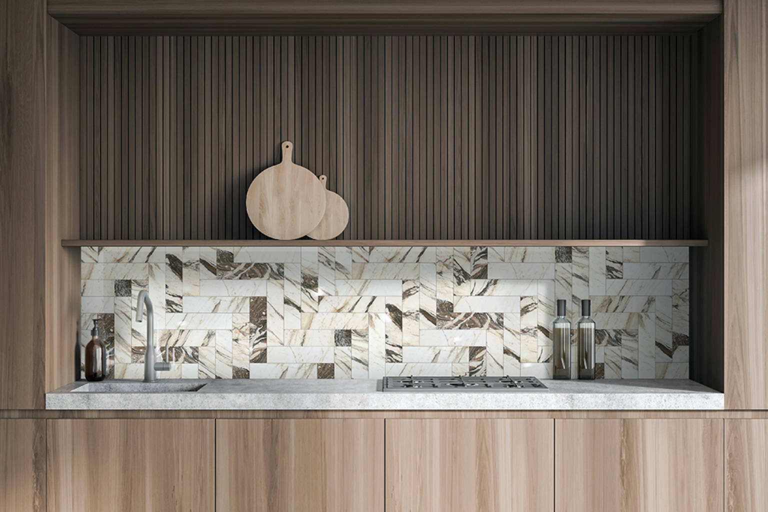 Mystique 3x12" Polished Revere Red 1 | Tile Center