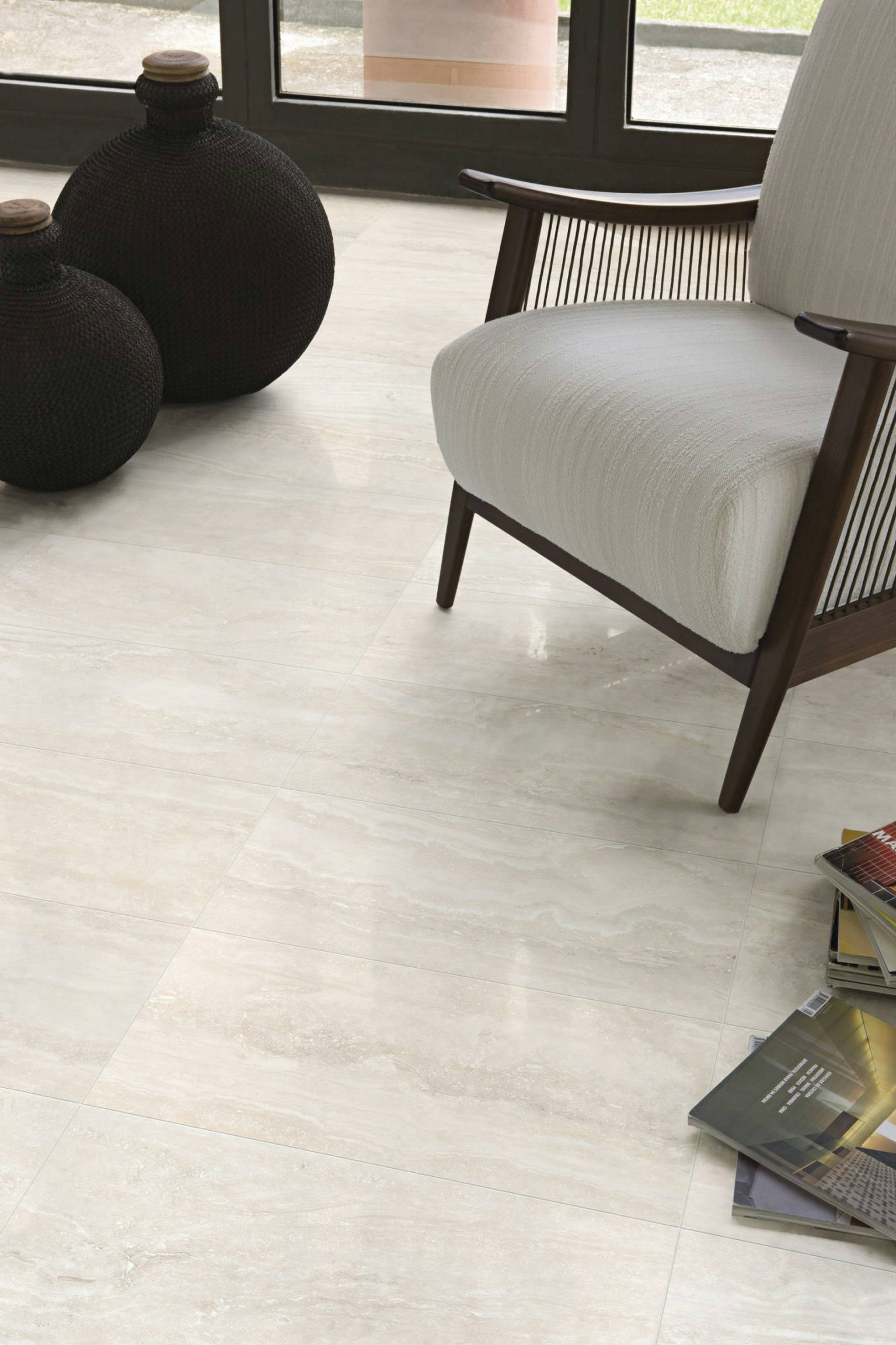 Nevada 12x24" Bianco Navona Polished 1 | Tile Center