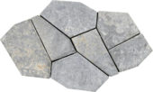 Opus Light Grey Marble Meshed Mounted Mosaic | Tile Center