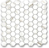 Polished 1" Adoration Hex Mosaic | Tile Center
